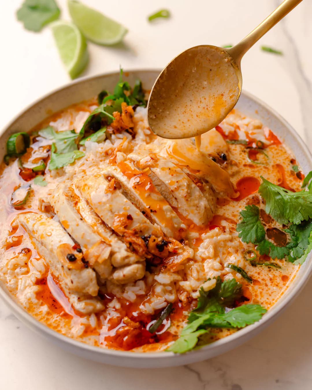 Coconut Chicken Brothy Rice